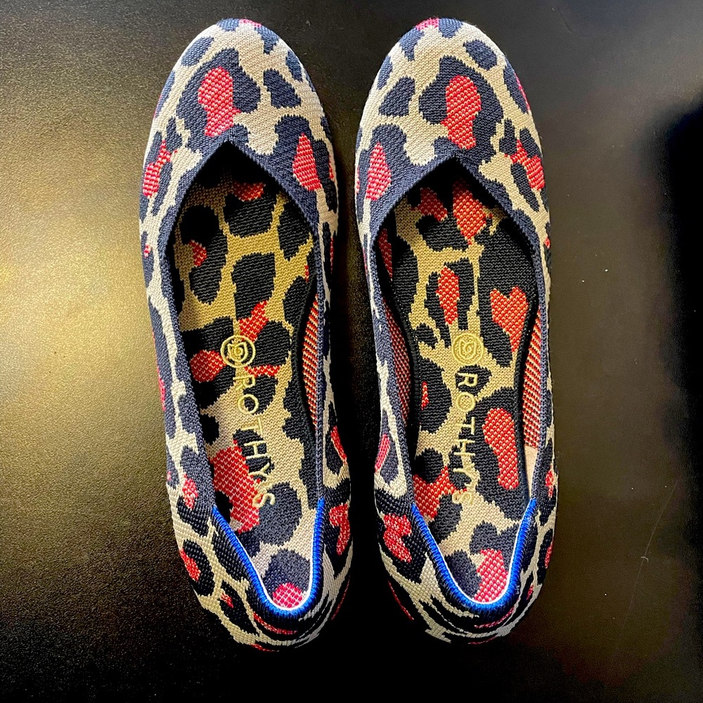 Rothy’s red cat flats